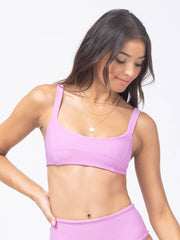 L*Space Eco Chic REPREVE® Jess Top In Rosebud, view 1, click to see full size