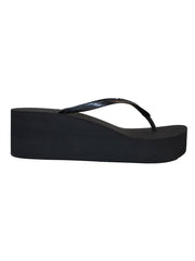 Malvados Playa Wedge In Onyx, view 1, click to see full size