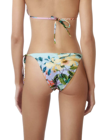 PQ Swim Ruched Tie Full Bottom in Lavender Oasis