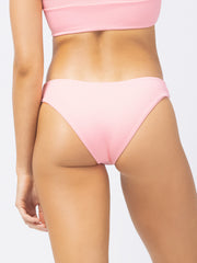 L*Space Ribbed Sandy Bottom Classic In Crystal Pink, view 2, click to see full size