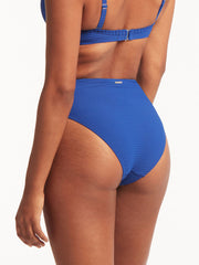 Sea Level Spinnaker Retro High Waist Pant in Royal, view 2, click to see full size