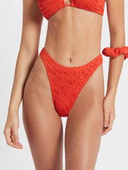 Bond-eye Christy Brief in Coral Tiger, view 1, click to see full size
