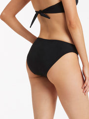 Jets Jetset Twist Front Bottom In Black, view 2, click to see full size