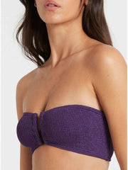 Bond-eye Blake Bandeau in Dahlia Shimmer, view 4, click to see full size