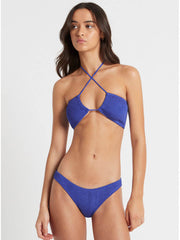 Bond-eye Margarita Bandeau in Lapis Shimmer, view 3, click to see full size