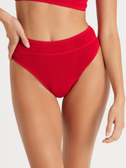 Bond-eye Savannah Brief Eco Bottoms In Baywatch Red, view 1, click to see full size