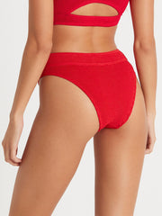 Bond-eye Savannah Brief Eco Bottoms In Baywatch Red, view 2, click to see full size