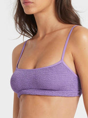 Bond-eye Strap Saint Crop In Mauve, view 2, click to see full size
