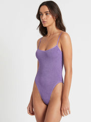 Bond-eye Low Palace One Piece In Mauve, view 3, click to see full size