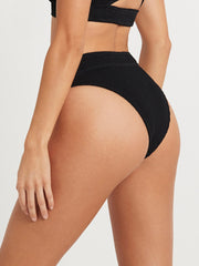 Bond-eye Savannah Brief Eco Bottoms In Black, view 2, click to see full size