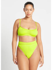Bond-eye Eco Strap Saint Crop in Sunny Lime, view 3, click to see full size