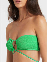 Bond-eye Margarita Bandeau in Apple, view 4, click to see full size