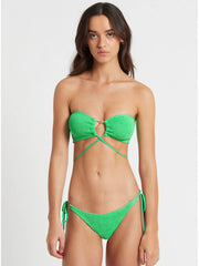 Bond-eye Margarita Bandeau in Apple, view 3, click to see full size
