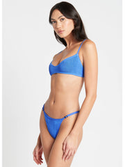 Bond-eye Lissio Crop Top in Tranquil Blue, view 3, click to see full size
