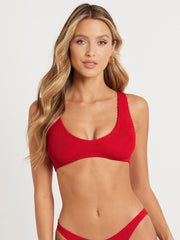Bond-eye Scout Crop in Baywatch Red, view 1, click to see full size