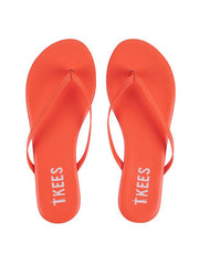 TKEES Solids Sandals Coral, view 1, click to see full size