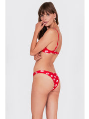 Amuse Society Besos Underwire Top Cherry, view 2, click to see full size
