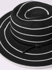 Pia Rossini Cruise Hat in Black, view 3, click to see full size