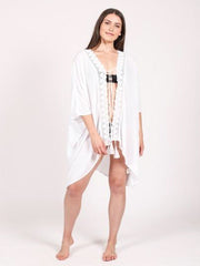 Koy Resort Miami Kimono In White, view 1, click to see full size