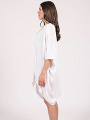 Koy Resort Miami Kimono In White, view 3, click to see full size