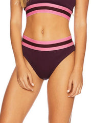 Beach Riot Harper Full Bottoms Maroon, view 1, click to see full size