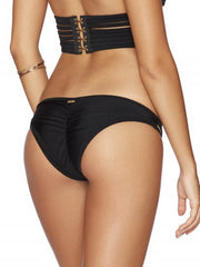 Beach Bunny Hard Summer Skimpy Bottom Black, view 2, click to see full size
