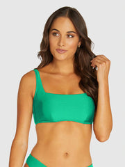 Baku Ribtide D/DD Square Neck Bra in Parakeet, view 1, click to see full size