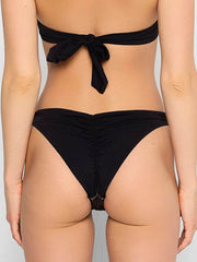Beach Bunny Nadia Lace Skimpy Bottom in Black, view 2, click to see full size