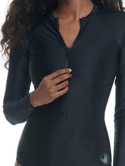 Body Glove Smoothies Channel Paddle Suit In Black, view 3, click to see full size