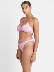 Bond-eye Selena Crop In Baby Pink, view 5, click to see full size