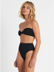 Bond-eye Sahara Bandeau in Black, view 3, click to see full size