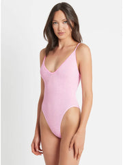 Bond-eye Elena One Piece In Baby Pink, view 3, click to see full size