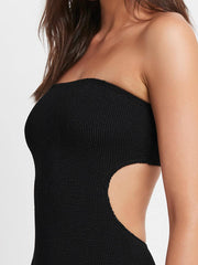 Bond-eye Mogul One Piece in Black, view 3, click to see full size