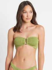 Bond-eye Shimmer Blake Bandeau in Citron, view 1, click to see full size