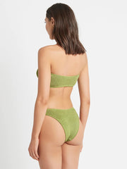 Bond-eye Shimmer Blake Bandeau in Citron, view 2, click to see full size