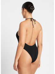 Bond-eye Bisou One Piece In Black, view 2, click to see full size