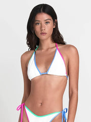 Bond-eye Eco Strap Sofie Triangle In White Multi, view 1, click to see full size