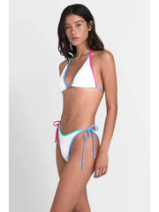 Bond-eye Eco Strap Sofie Triangle In White Multi, view 3, click to see full size