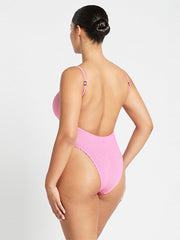Bond-eye Shimmer Low Palace One Piece In Wild Rose, view 2, click to see full size