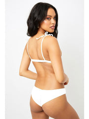 Frankies Bikinis Marina Bottom White, view 2, click to see full size