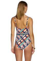 Jets Perspective D/DD Underwire One Piece Multicolor, view 2, click to see full size