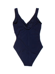 Karla Colletto One Piece DD Knot Tank In Navy, view 2, click to see full size