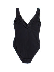 Karla Colletto One Piece Underwire Knot Twist In Black, view 2, click to see full size