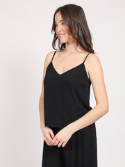 Koy Resort Miami Camisole In Black, view 3, click to see full size