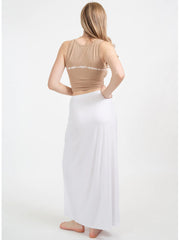 Koy Resort Laguna Maxi Skirt In White, view 2, click to see full size