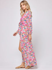 L*Space Anna Cover Up In Sundazed Floral, view 4, click to see full size