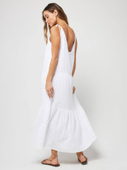 L*Space Ava Dress In White, view 2, click to see full size