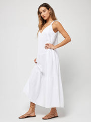 L*Space Ava Dress In White, view 4, click to see full size