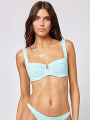 L*Space Camellia Top In Pool, view 1, click to see full size