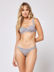 L*Space Pique Stripe Camellia Top In Vista Dreams, view 4, click to see full size